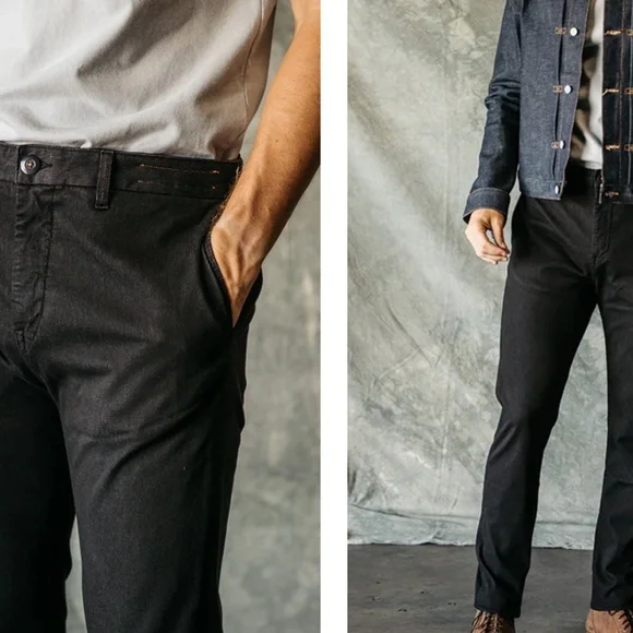Kato Axe Denit Chino Black Size 36